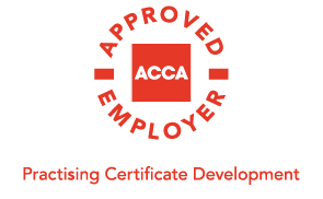 ACCA Practising Certificate Development Logo in red